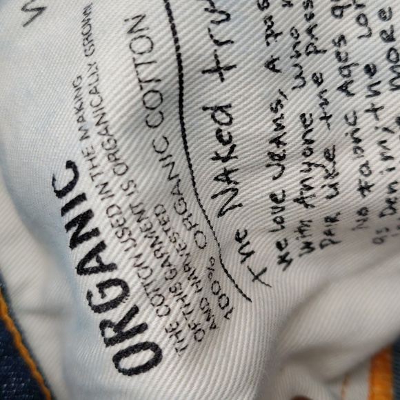 New Nudie Jeans Denim Pants Steady Eddie II Dry True Made in Italy W29 L32, W28 - Picture 12 of 16